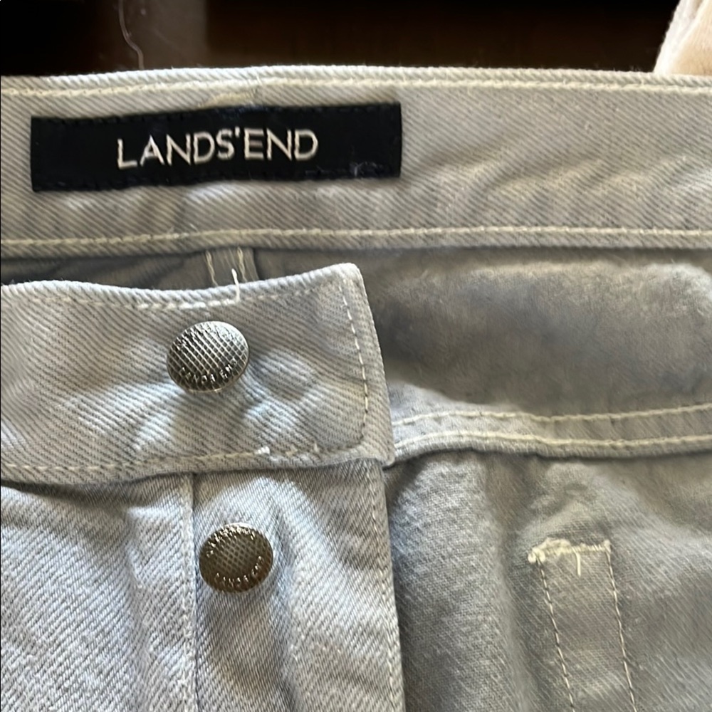 Lands' End Powder Blue Denim Jeans